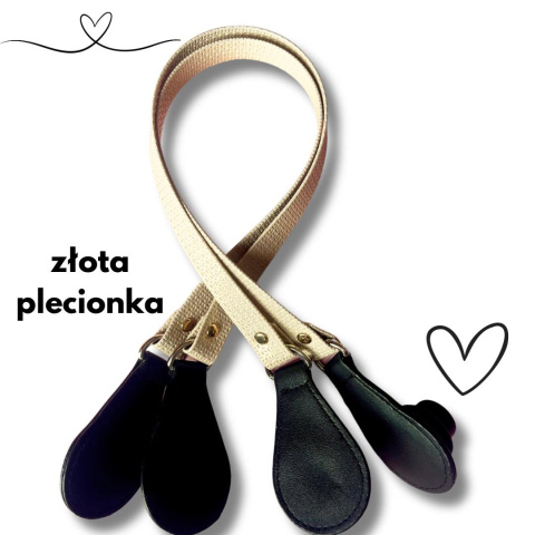 uchwyty eko złota plecionka 62